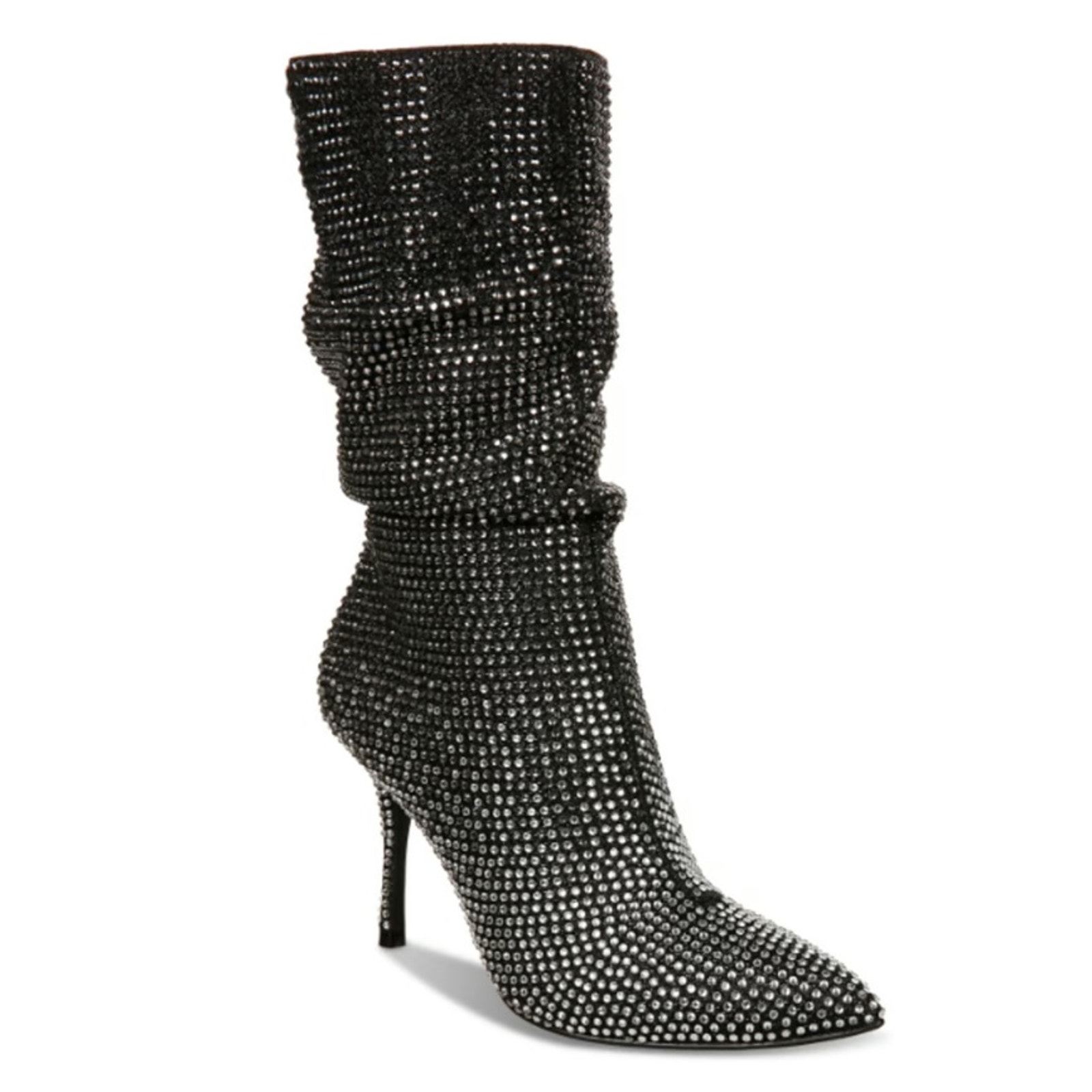 Thalia Sodi Women Black Ombre Rhinestone Raquell Slouch Dress Boots Size 6m